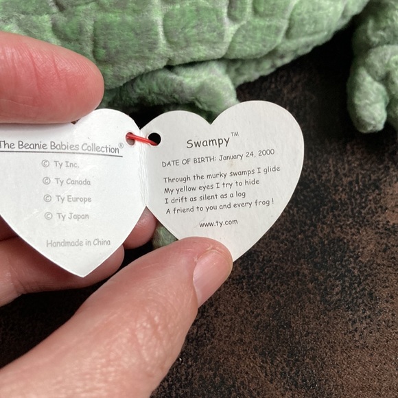 Swampy the Alligator  Ty beanie baby - Picture 4 of 7